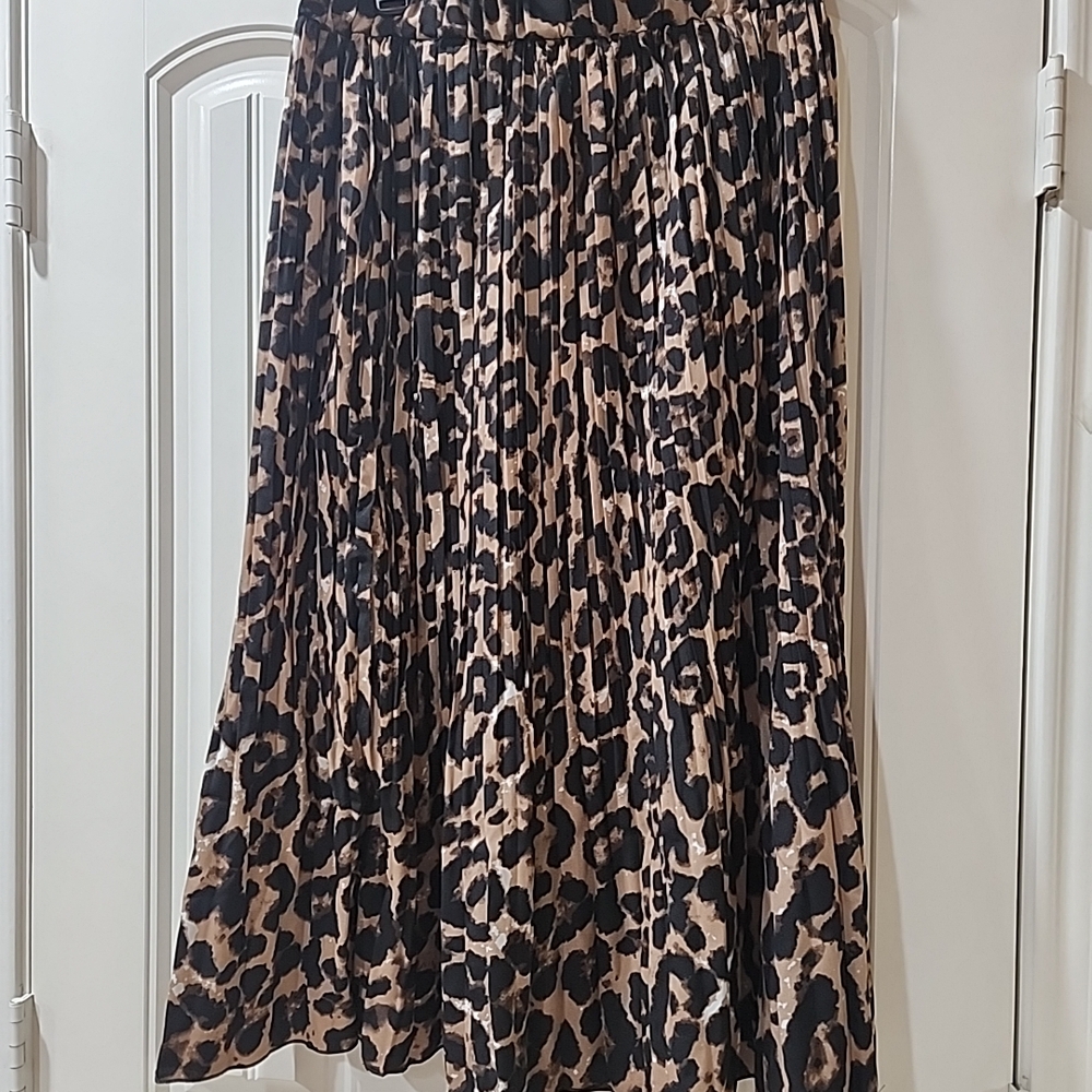 Animal Print Midi Skirt - Picture 1 of 3